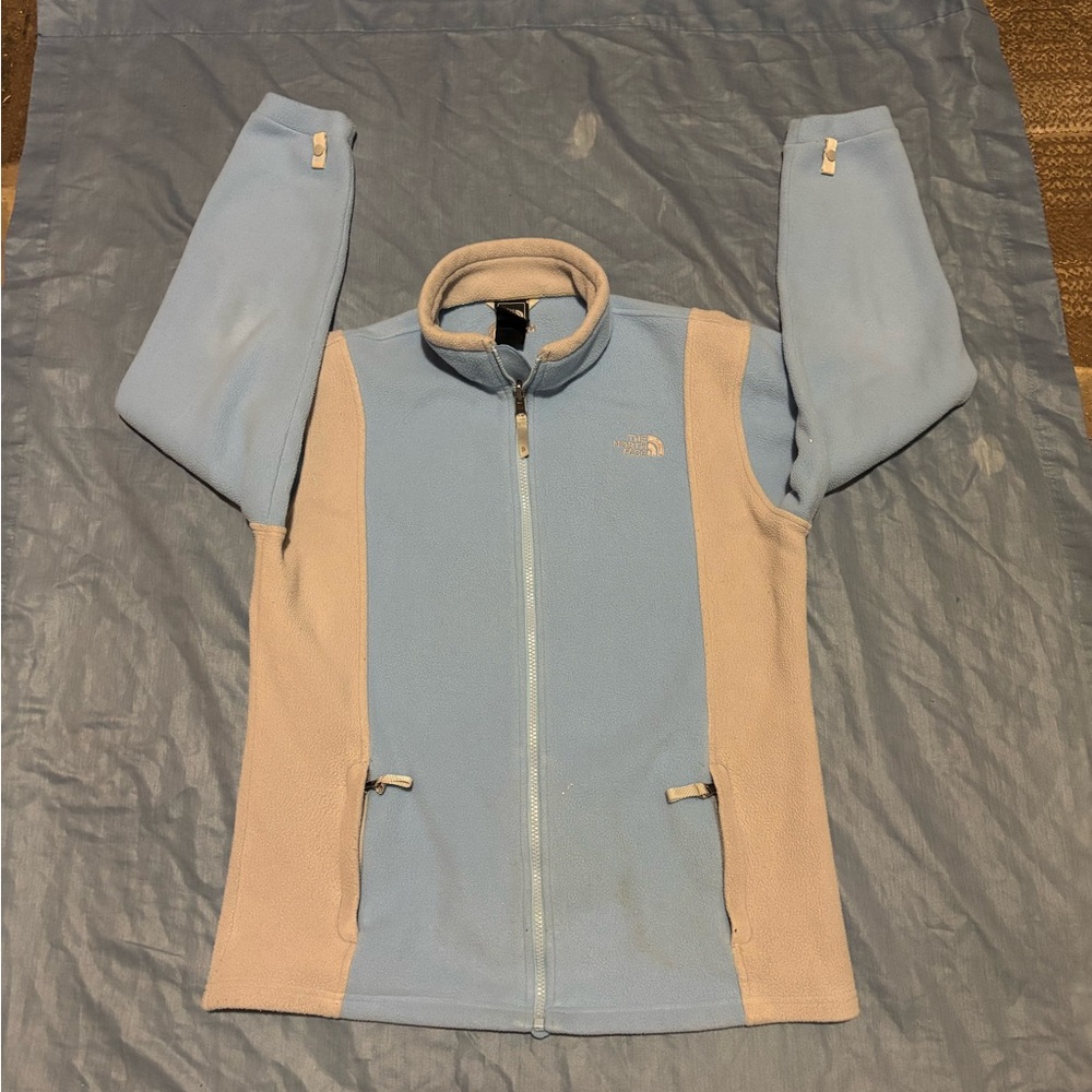 The north face fleece/combo jacket size women’s XL
